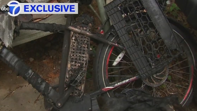 E-BIKE FIRE SENDS TWO TO HOSPITAL AND QUESTIONS REMAIN