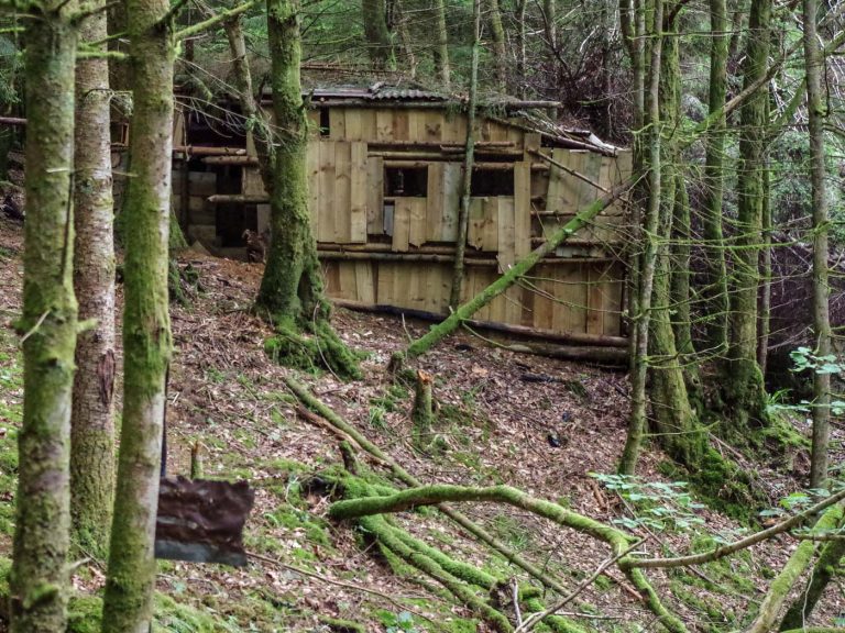 Illegal Mountain Bike Clubhouse Built On Private Property