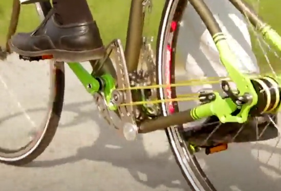 Bicycle With A String Drivetrain: What Could Go Wrong?