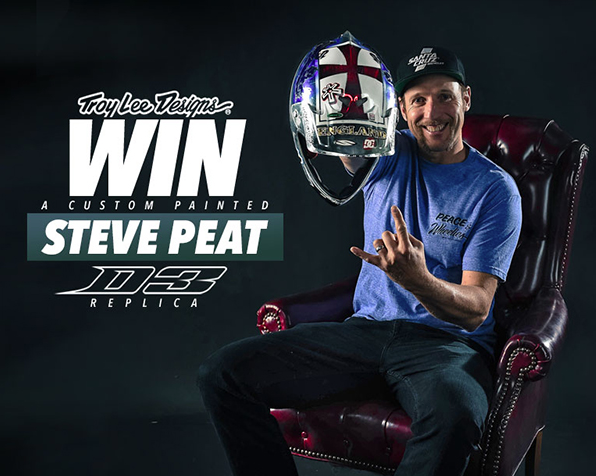 Chance To Win A Steve Peat Replica Helmet From Troy Lee Designs