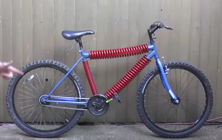 Mountain Bike Made Of Springs Pretty Much What You Would Expect