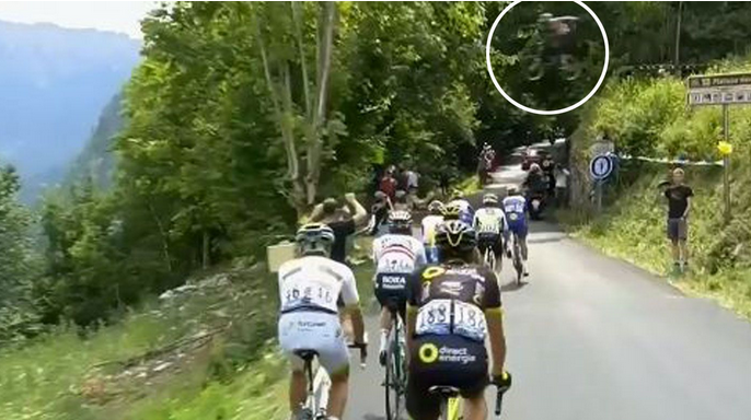 POV Footage Of Mountain Biker Who Jumped The Tour de France