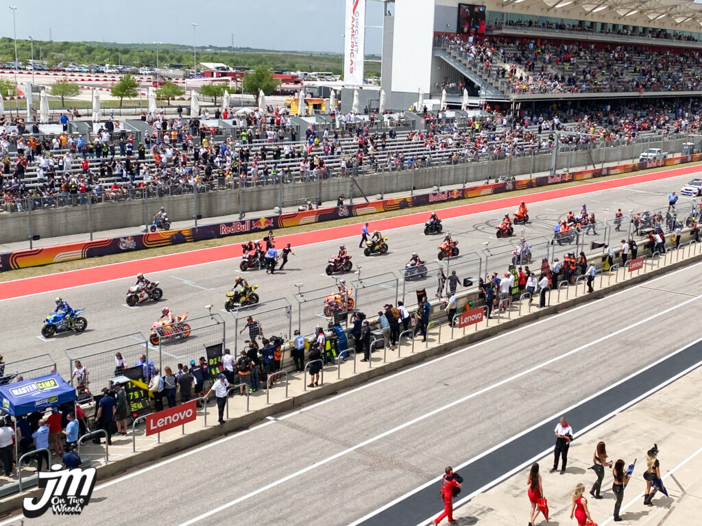 Austin’s MotoGP Feels The Sting Of A Rossi-less Starting Grid