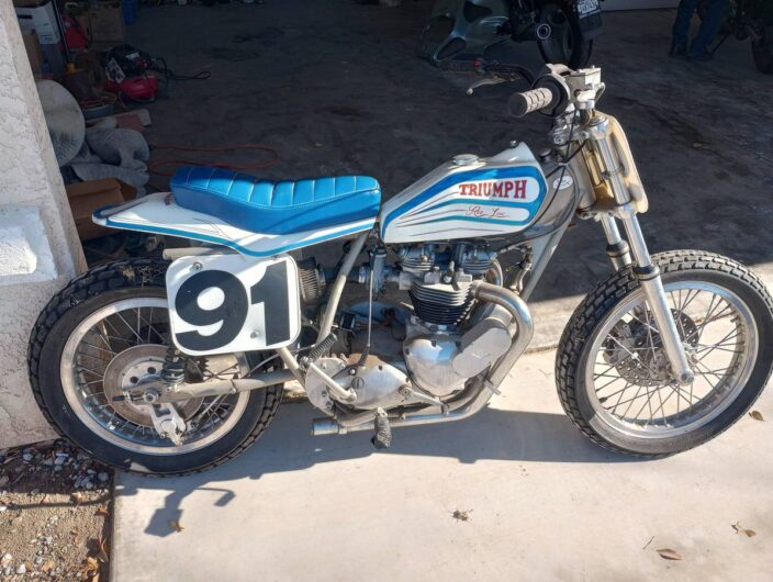 Triumph Tracker Offered As A RWP (Racing When Parked)
