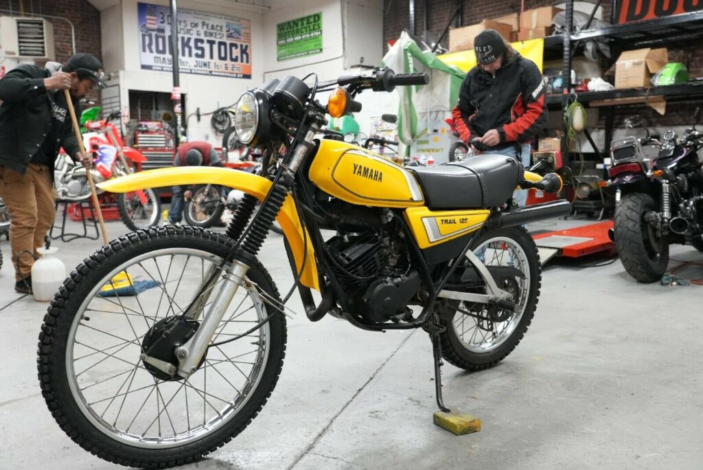 Yamaha Trail 125 Running When Parked Gets $2,202 At Auction