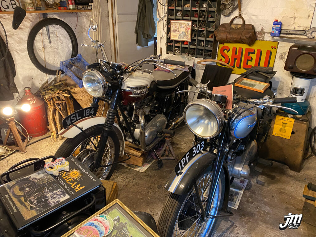 Vintage Triumph Motorcycle
